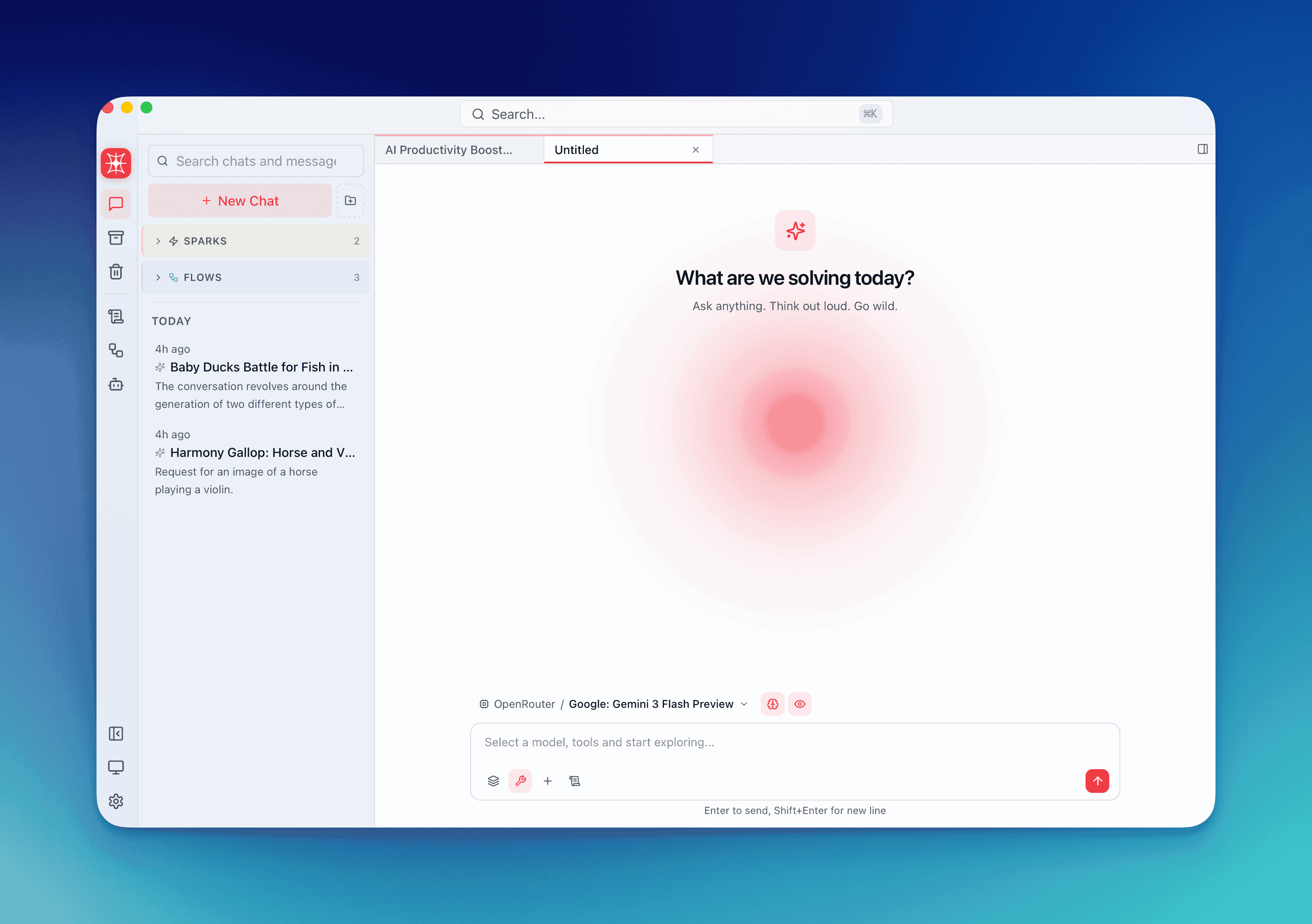 QARK Conversations feature screenshot